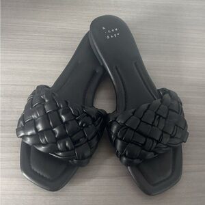 A New Day: Women’s Black Sandals